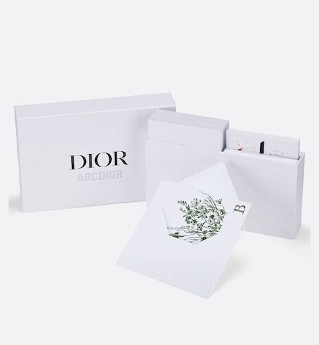 Set of 26 Cards and Envelopes Multicolor ABCDior 